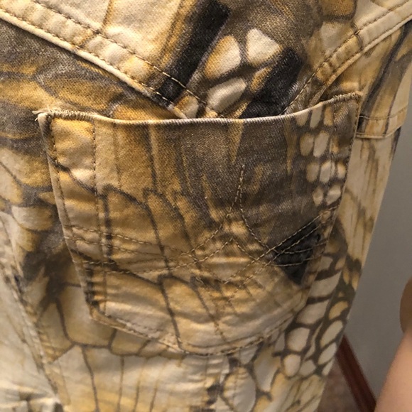 COPY - Just Cavalli Jean Skirt Size 44 US 8 Midi Low Rise - Picture 10 of 16